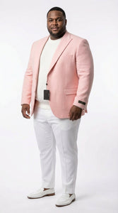 Mens Peach Pink Blazer Jacket – Modern Formal Sport Coat for Wedding, Party and Business Wear - Summer Jacket