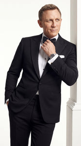 Men’s James Bond Style Black Dinner Jacket Blazer – Classic Formal Tuxedo Evening Wear