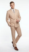 Tone on Tone Pinstripe Suit