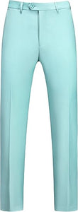 Mens Dress Pants Front Flat Fit Casual Pants