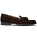 Zelli Franco Classic Tassel Loafers in Nicotine Suede Goatskin