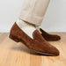Zelli Bruno Brown Suede Loafer | Handcrafted Italian Dress Shoe