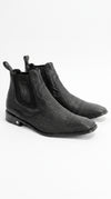 black chelsea boots