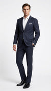Navy Blue Pinstripe Suits