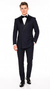 Tone on Tone Pinstripe Suit