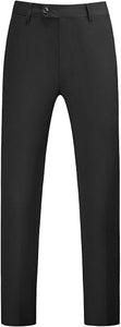 Mens Dress Pants Front Flat Fit Casual Pants