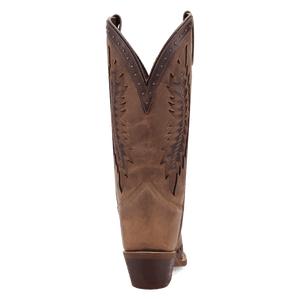 Laredo Coyote Creek Wide Calf Leather Boot - Rich Brown