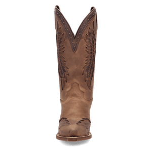 Laredo Coyote Creek Wide Calf Leather Boot - Rich Brown