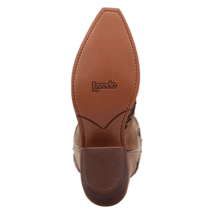 Laredo Coyote Creek Wide Calf Leather Boot - Rich Brown