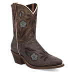 WILD PETAL LEATHER BOOTIE