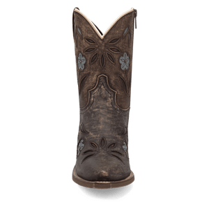 WILD PETAL LEATHER BOOTIE