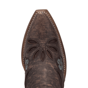 WILD PETAL LEATHER BOOTIE