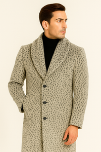 Vintage 1920s Gangster Pimp Coat – Full Length Leopard Faux Fur Style