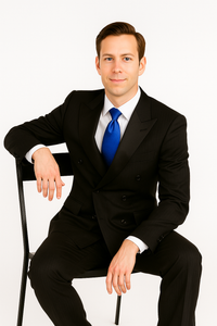 Giorgio Fiorelli Double-Breast Black Stripe Suit