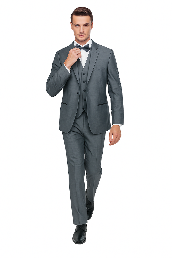 Oscar Tuxedo Sharkskin Gray or Blue by Giorgio Fiorelli