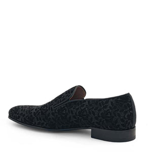 Mezlan Velvet Formal Loafer Black (21084)