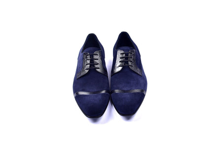 Corrente 2432 Suede Lace-Up - Navy - Image 4