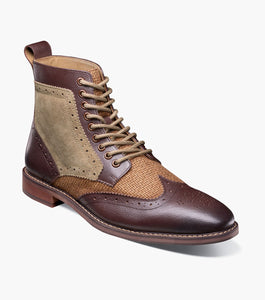 FINNEGAN Wingtip Lace Up Boot