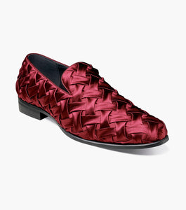 Stacy Adams Savoir Plain Toe Satin Slip On by Stacy Adams Shoes