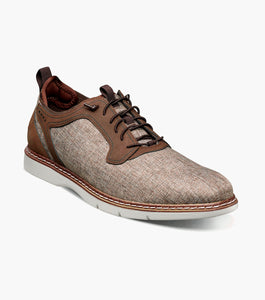 SCANLAN Plain Toe Elastic Lace Up