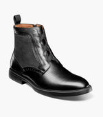 THOMPSON Plain Toe Elastic Lace Boot
