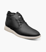 EASTMONT Plain Toe Elastic Lace Chukka Boot