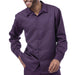 Grape Tone-on-Tone Long Sleeve 2-Piece Walking Suit by Montique
