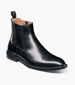 BERKSHIRE Cap Toe Side Zip Boot