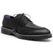 Zelli Campo Sueded Goatskin Lace-up Blucher Shoes in Black
