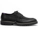 Zelli Campo Sueded Goatskin Lace-up Blucher Shoes in Black