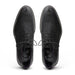 Zelli Campo Sueded Goatskin Lace-up Blucher Shoes in Black