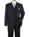 Mens 6 Button Double Breasted Vest Zoot Suit in Black - Men's Tuxedo USA