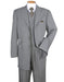 Mens 6 Button Double Breasted Vest Zoot Suit in Grey - Men's Tuxedo USA