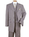 Mens 6 Button Double Breasted Vest Zoot Suit in Taupe - Men's Tuxedo USA