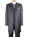 Mens Ton on Ton Stripe Fashion Zoot Suit in Grey - Men's Tuxedo USA