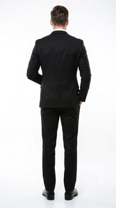 Men’s Black Men in Black Inspired Suit – Classic 2 Button Agent Style Formal Suit