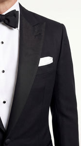 Men’s James Bond Style Black Dinner Jacket Blazer – Classic Formal Tuxedo Evening Wear