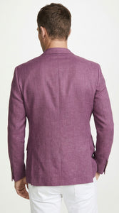 Men’s Berry Mauve Blazer – Classic 2-Button Wedding, Business and Smart-Casual Sport Coat in light purple lavender color