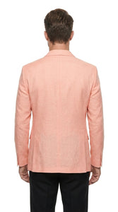 Men’s Peach Blazer – Modern Fit Wedding, Summer, Business Casual & Smart Casual Sport Coat