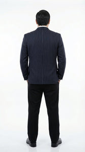 Men’s Black Pinstripe Blazer Gomez Addams Inspired Jacket – Vintage Double Breasted Formal Blazer, Classic Party Costume Wear, Elegant Evening
