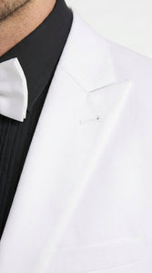 Men’s White Tuxedo Suit with Shorts – Modern Formal Blazer and Short Pants Set for Wedding, Prom Summer Fabric