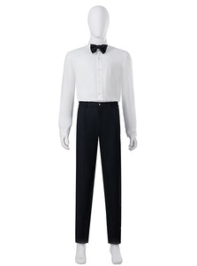 Black Suit Cosplay Costume for Men – Halloween Outfit Without Shoes