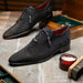 Marco Di Milano Rimini Black Genuine Stingray Exotic Lace-Up Dress Shoes - view 6