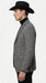 Men’s Grey Herringbone Winter Cowboy Blazer – Western Sport Coat Jacket