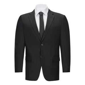 Mens Vested Black Slim Fit Suit