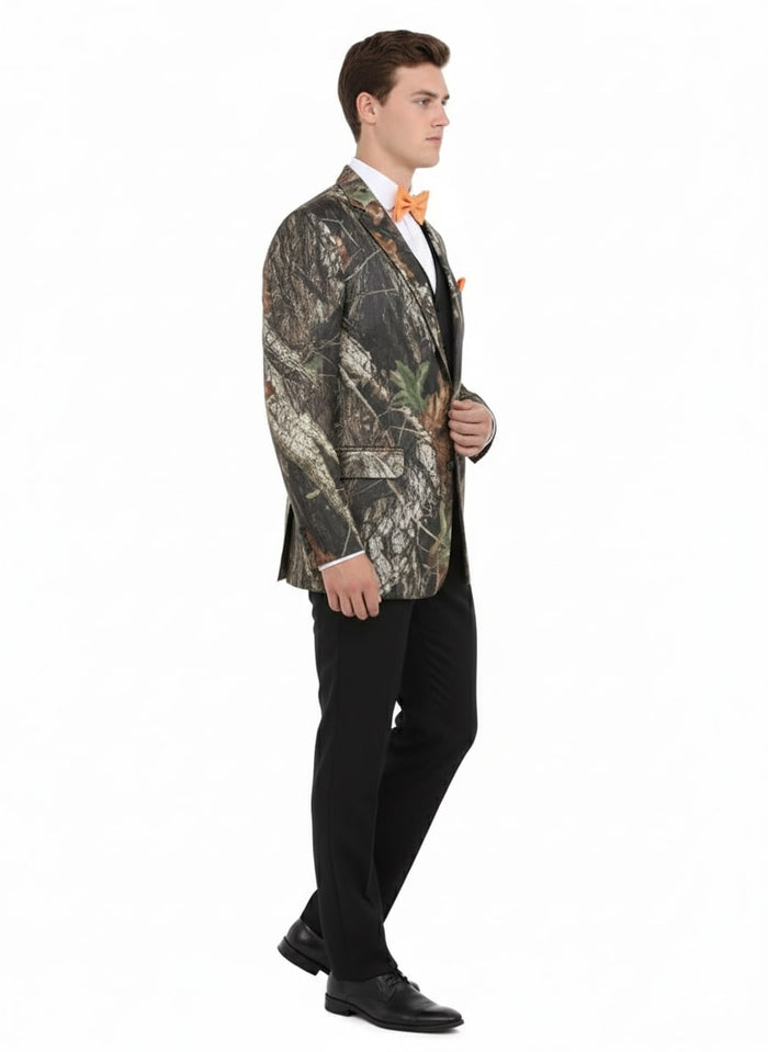 Mens Houndstooth Double-Breasted Overcoat – Classic Black and White Wool Blend Peacoat Wool Fabric