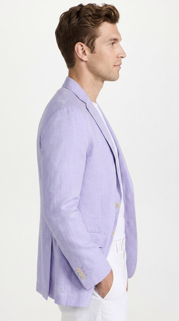 Men’s Lavender Sport Coat – Two-Button Wedding, Business and Smart Casual Blazer