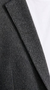 Men’s Charcoal Grey Sport Coat – Classic Two Button Notch Lapel Textured Blazer