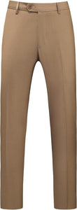 Mens Dress Pants Front Flat Fit Casual Pants