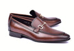 Corrente 4428 Leather Slip-On Loafer Shoes - Antique Brown - Antique Brown - Size 13
